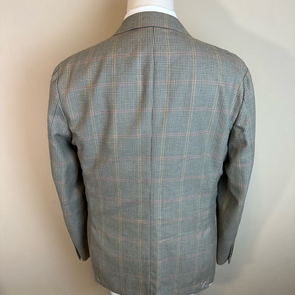 J.Crew Glen Plaid Cream Moon Ludlow Blazer NWOT 44R - Picture 6 of 12